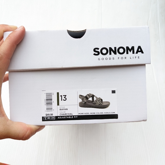 SONOMA Rayan Charcoal  Strappy Sandals main image 7